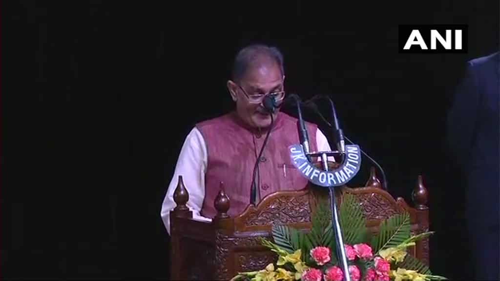 J&K cabinet reshuffle: Deputy CM Kavinder Gupta, seven others take oath J&K cabinet reshuffle: Deputy CM Kavinder Gupta, seven others take oath