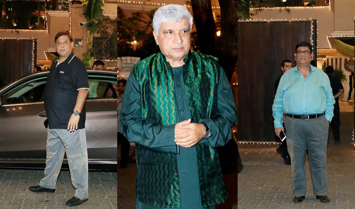 Friends at Anil Kapoor's house.