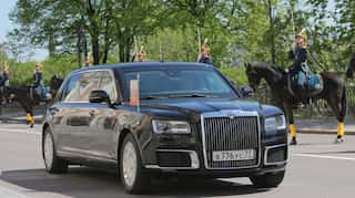 Putin takes inaugural ride in Russian-made limousine to send patriotic message of self-sufficiency