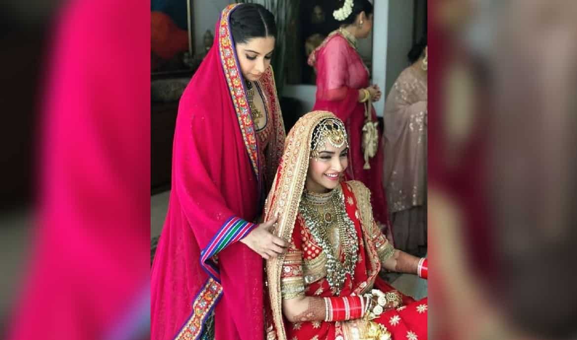 The bride's sister