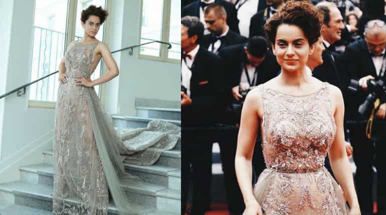 Kangana Ranaut slays in a backless, sheer gown as she makes her red carpet debut at Cannes Kangana Ranaut slays in a backless, sheer gown as she makes her red carpet debut at Cannes