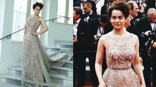 Kangana Ranaut slays in a backless, sheer gown as she makes her red carpet debut at Cannes
