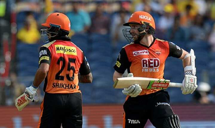 Dhawan, Williamson shine as Hyderabad set 180-run target for Chennai