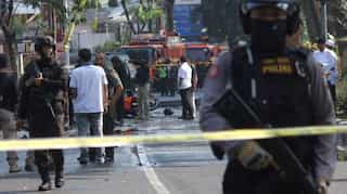 Indonesian president calls attacks on churches 'barbaric'