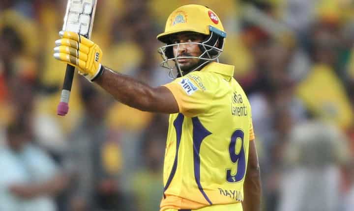 IPL 2020: Ambati Rayudu fighting to be fit for CSK's match against Delhi Capitals IPL 2020: Ambati Rayudu fighting to be fit for CSK's match against Delhi Capitals