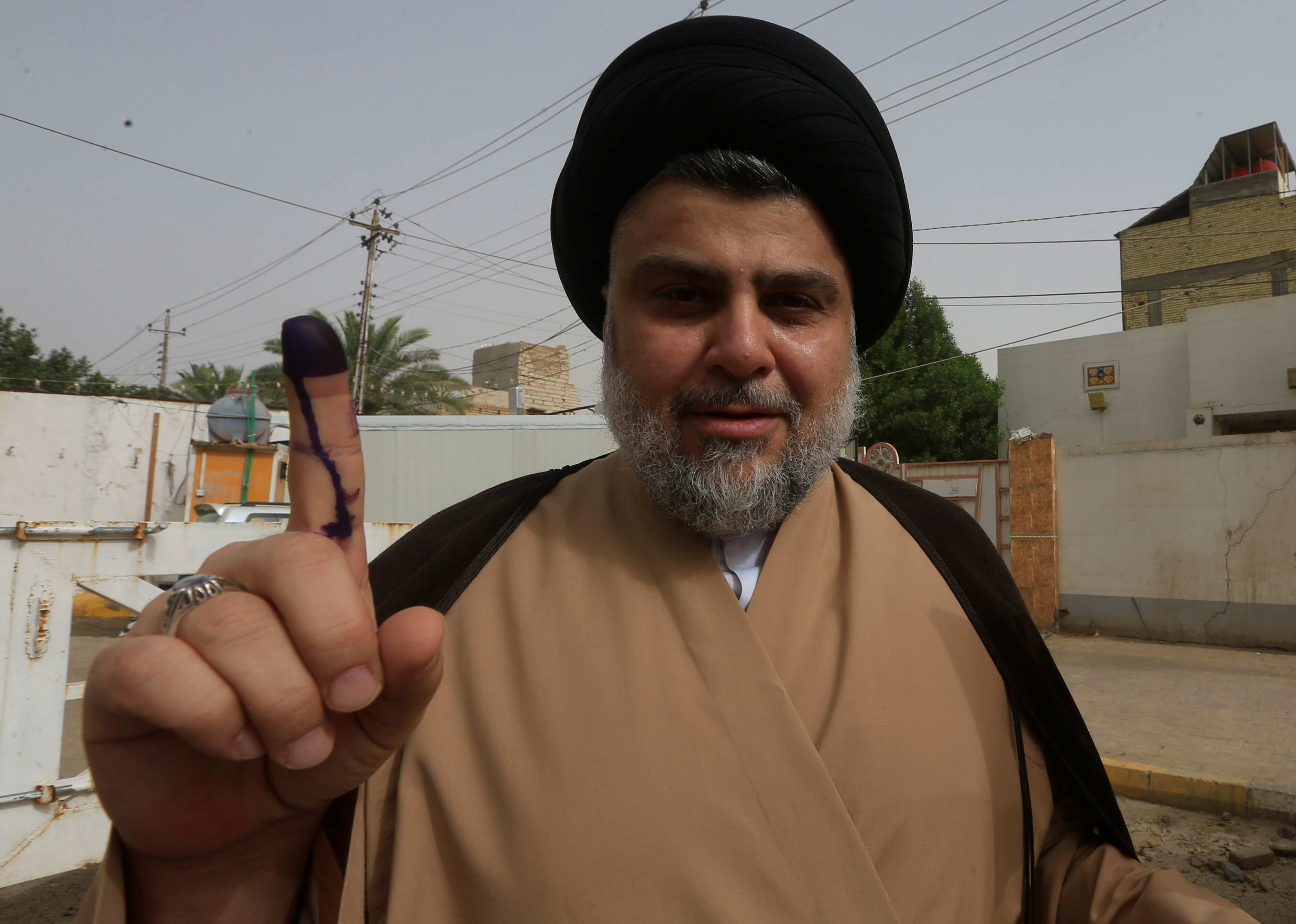 Iraq's firebrand cleric Sadr makes comeback in vote, initial results suggest