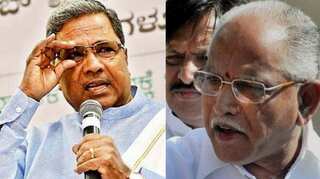 Big guns battle in Karnataka: Siddaramaiah trails; Yeddyurappa races ahead
