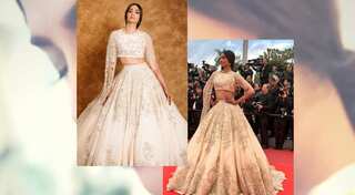 Sonam Kapoor takes lehenga to Cannes, turns up as a desi bride on the red carpet