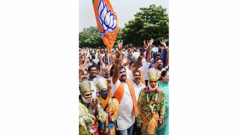 BJP victory celebration