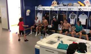 Watch: Marcelo's son Enzo Vieira stuns Real Madrid players with impressive head tennis show