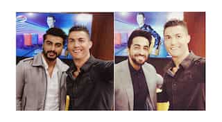 Arjun Kapoor, Ayushmann Khurrana invite Cristiano to visit India, see pics of them together!