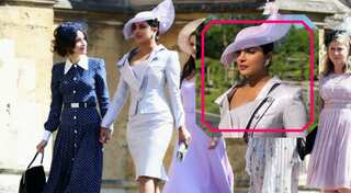 Priyanka Chopra at Meghan Markle and Prince Harry's wedding