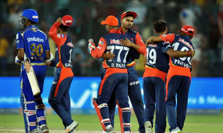 IPL 2018: Delhi ends Mumbai's play-off race, beat defenders by 11 runs IPL 2018: Delhi ends Mumbai's play-off race, beat defenders by 11 runs