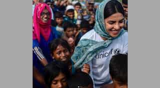 'World needs to care,' says Priyanka Chopra as she meets Rohingya refugee children