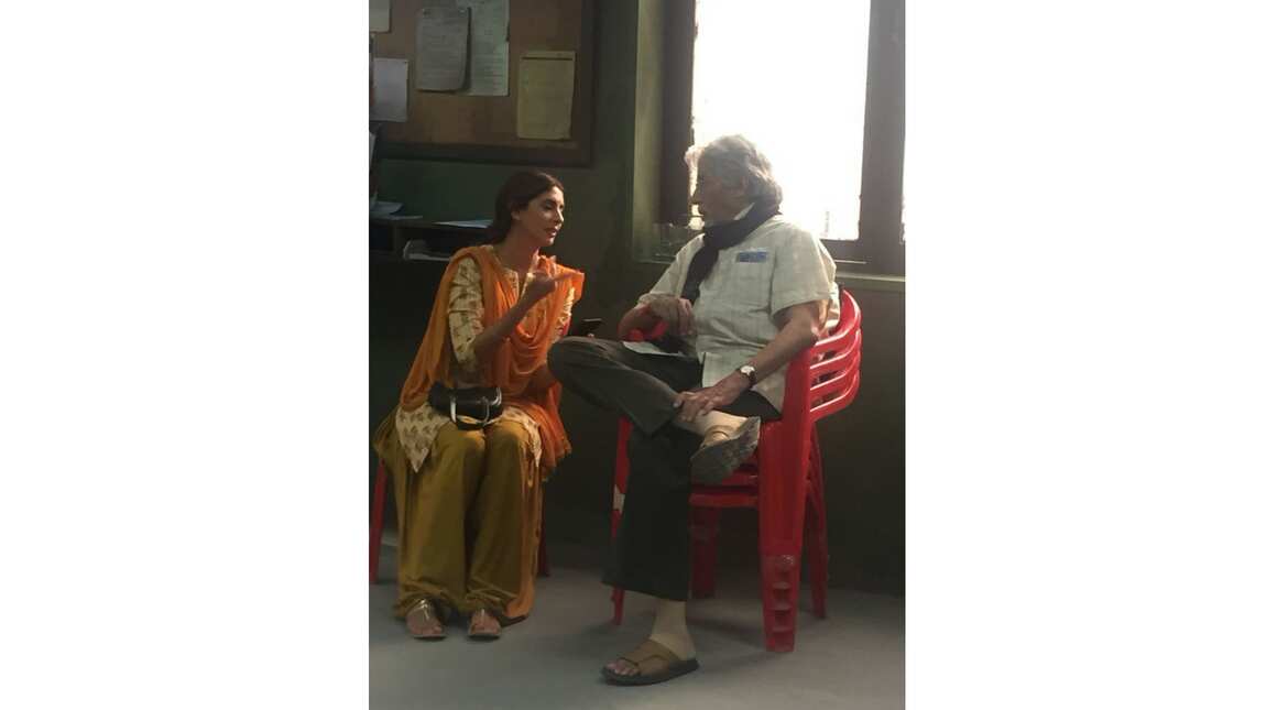 Shewta Bachchan and  Amitabh Bachchan