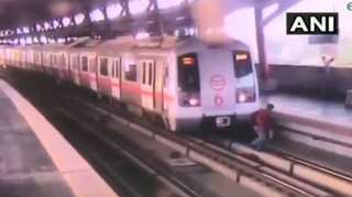 Watch: Narrow escape for man who 'didn't know how to get to other' Delhi Metro platform