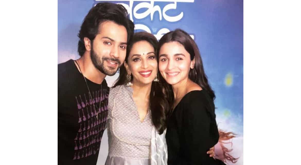 Madhuri Dixit, Alia Bhatt, Varun Dhawan