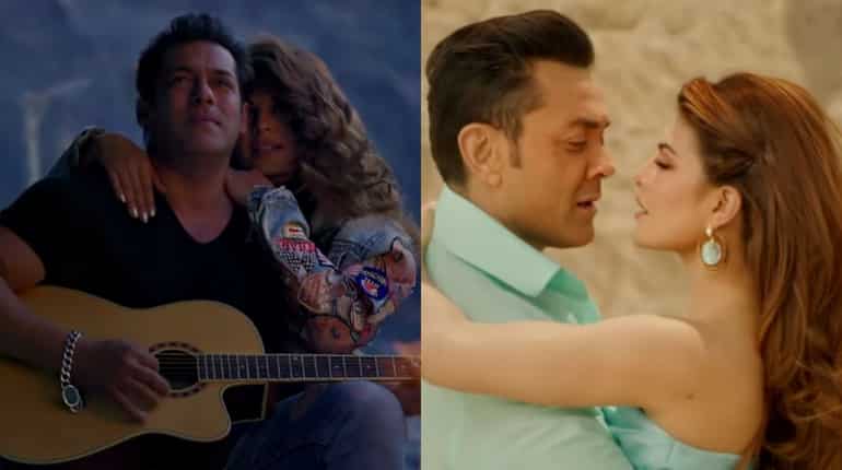 Race 3: Jacqueline Fernandez romances Salman Khan and Bobby Deol in new song 'Selfish' Race 3: Jacqueline Fernandez romances Salman Khan and Bobby Deol in new song 'Selfish'
