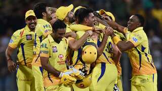Watch: Chennai teammates celebrate with trophy after winning 11th edition of IPL
