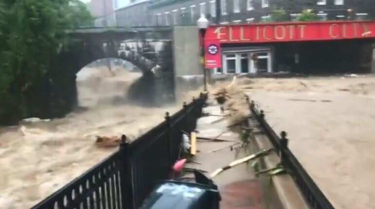 United States: Ellicott City declared on state of emergency due to massive flooding