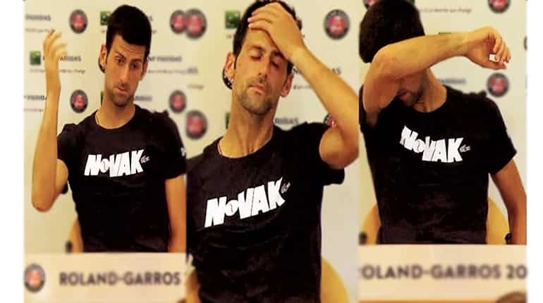 Watch: Bad tempered Djokovic gives bizarre press conference after French Open exit Watch: Bad tempered Djokovic gives bizarre press conference after French Open exit