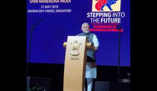 PM Modi hands Padma Shri to ex-Singapore diplomat Tommy Koh