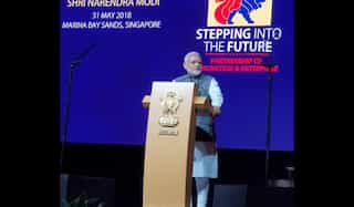 PM Modi hands Padma Shri to ex-Singapore diplomat Tommy Koh
