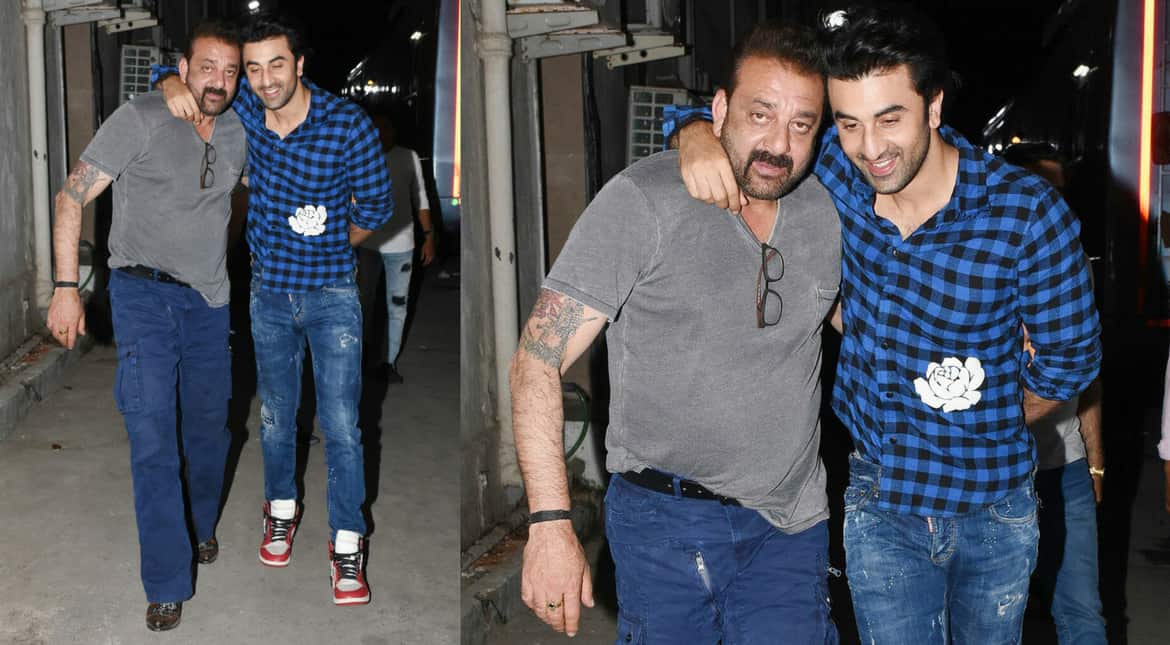 Sanjay Dutt and Ranbir Kapoor