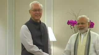 PM Modi meets ex-Singaporean PM Goh Chok Tong