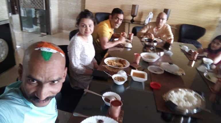 In pictures: MS Dhoni invites 'super fan' of Indian cricket home for lunch