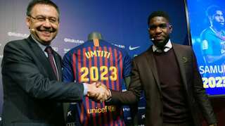 Samuel Umtiti's new Barcelona contract has 500m euro buyout
