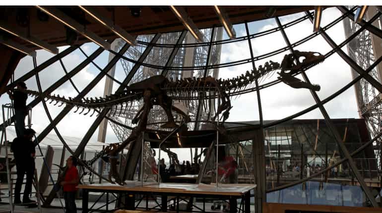 150-million-year old dinosaur skeleton sells for 2 million euros