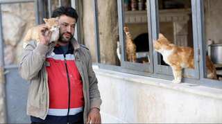 Watch: In war-torn Syria, ‘cat man’ starts rare animal clinic