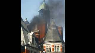 Watch: Major fire in 5-star hotel in central London