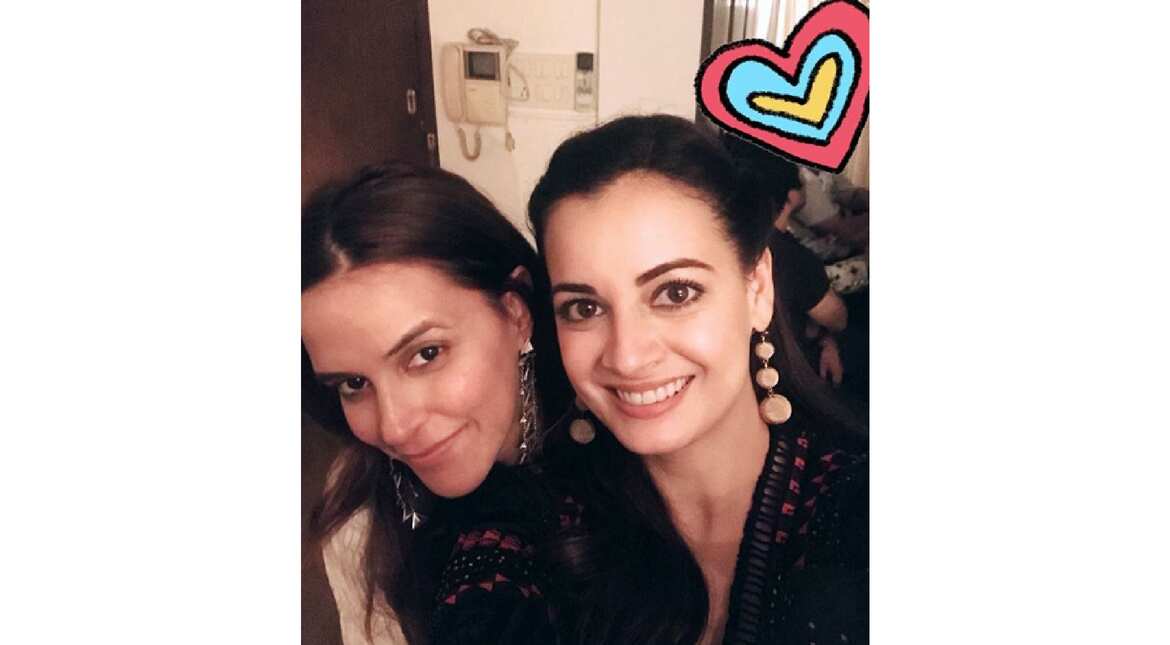 Neha Dhupia and Dia Mirza