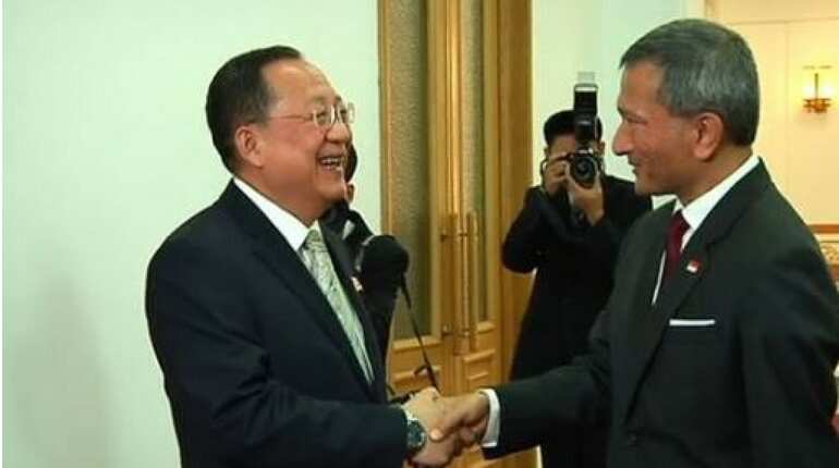 Singapore's foreign minister visits North Korea Singapore's foreign minister visits North Korea