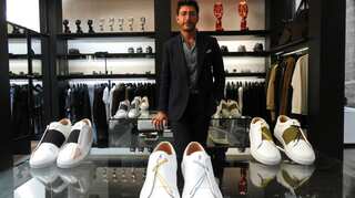 Syrian refugee launches luxury sneaker brand in France