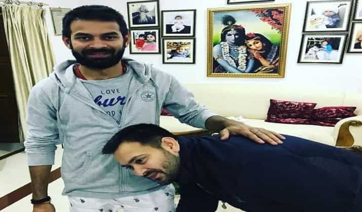 Tej Pratap rules out difference with Tejashwi