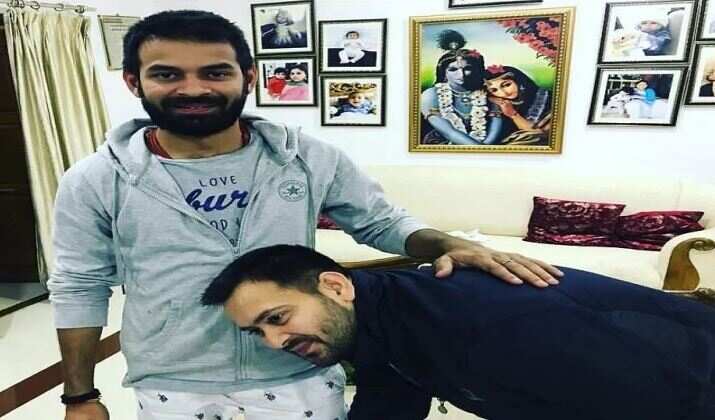 Tej Pratap rules out difference with Tejashwi