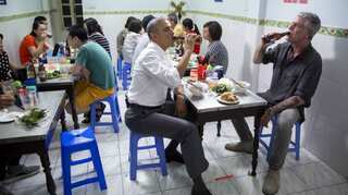 Vietnam noodle shop pays a unique tribute to Anthony Bourdain where he dined with Obama