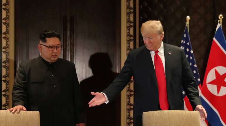 Trump to travel to demilitarised zone for possible meeting with Kim Jong-un