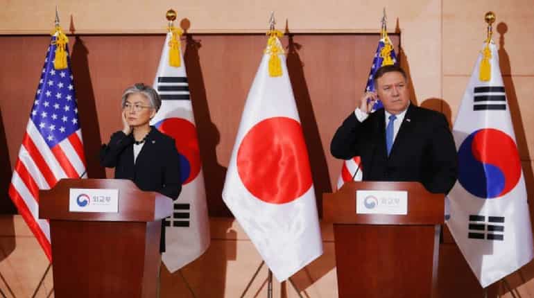 Mike Pompeo says North Korea sanctions to remain until complete denuclearisation