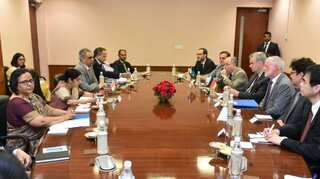 Officials of G4 countries meet Sushma Swaraj