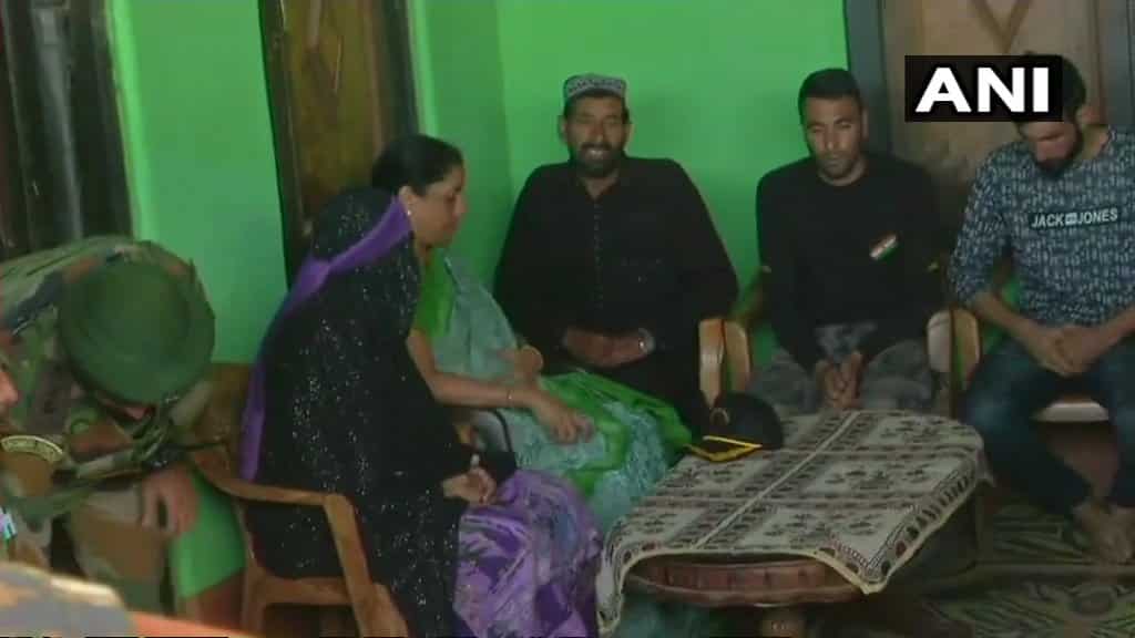 Nirmala Sitharaman visits rifleman Aurangzeb's family in J&K Nirmala Sitharaman visits rifleman Aurangzeb's family in J&K