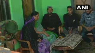 Nirmala Sitharaman visits rifleman Aurangzeb's family in J&K