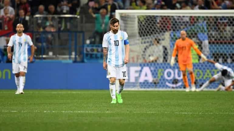 FIFA World Cup 2018: Lionel Messi's side on the brink of premature exit as Croatia beat Argentina