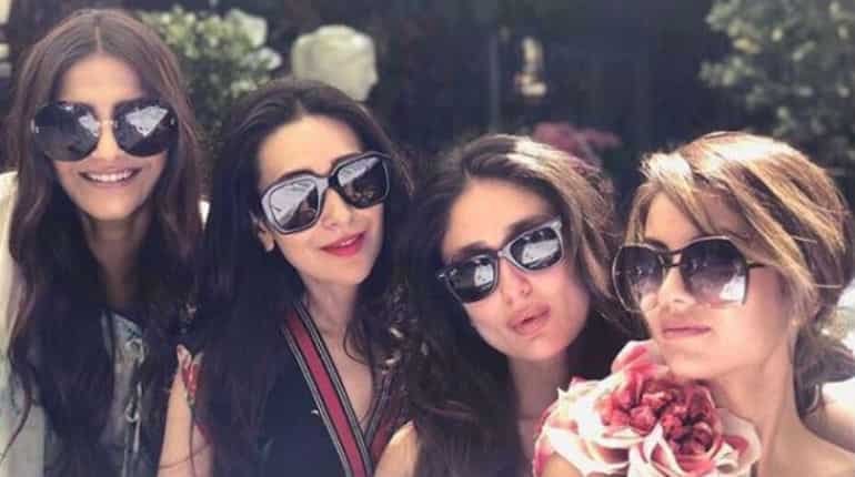 Karisma Kapoor rings in her 44th birthday with sister Kareena and Sonam Kapoor in London
