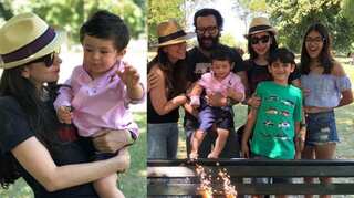 Kareena Kapoor, Saif Ali Khan and Taimur celebrate Karisma's birthday with a family picnic