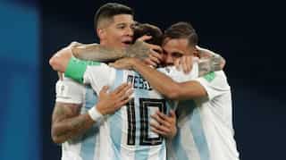 What pushed Argentina out of 21st FIFA World Cup?