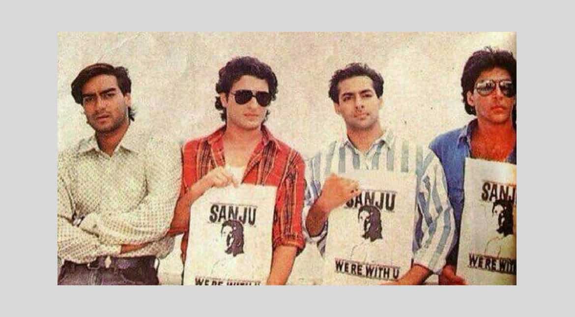 'Sanju' throwback: Salman Khan, Saif, Akshay Kumar, Ajay Devgn come together in vintage photo! 'Sanju' throwback: Salman Khan, Saif, Akshay Kumar, Ajay Devgn come together in vintage photo!